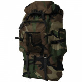 Rucsac &icirc;n stil militar, XXL, 100 L, camuflaj