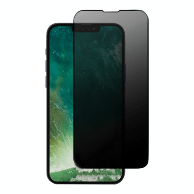 Folie Sticla Tempered Glass Apple iPhone 14 Full Glue Fullcover Black Privacy foto