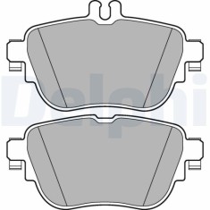 Set placute frana spate DELPHI, Mercedes CLS (C257), 2017-, Clasa E (W213, S213), 2016-, Clasa E (A238, C238, S213), 2017-, spate; puntea spate foto