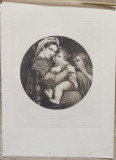 Madonna della Sedia, Rafael// gravura