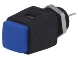 Clemă de laborator albastră 16A 70VDC nichelată