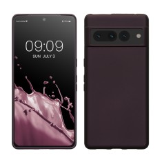 Husa kwmobile pentru Google Pixel 7 Pro, Silicon, Mov, 60133.115