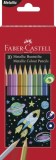 CREIOANE COLORATE METALIZATE 10 CULORI FABER-CASTELL, Faber Castell