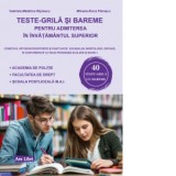 Teste-grila si bareme pentru admiterea in invatamantul superior (fonetica, ortografie/ortoepie si punctuatie, vocabular, morfologie, sintaxa) in confo
