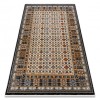 Covor L&acirc;nă KESHAN franjuri, Cadru oriental 6428/53551 bej / albastru inchis, 160x230 cm