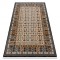 Covor L&acirc;nă KESHAN franjuri, Cadru oriental 6428/53551 bej / albastru inchis, 160x230 cm