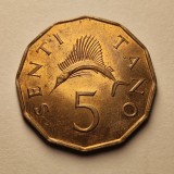 5 Senti 1972 - Tanzania