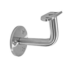 Suport mana curenta inox cu prindere in 3 suruburi, pentru mana curenta &Oslash;42 mm, finisaj satinat