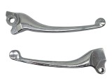 Set Manete Frana Stanga Dreapta Piaggio Liberty, Zip, Fly, Typhoon, Aluminiu, Argintiu