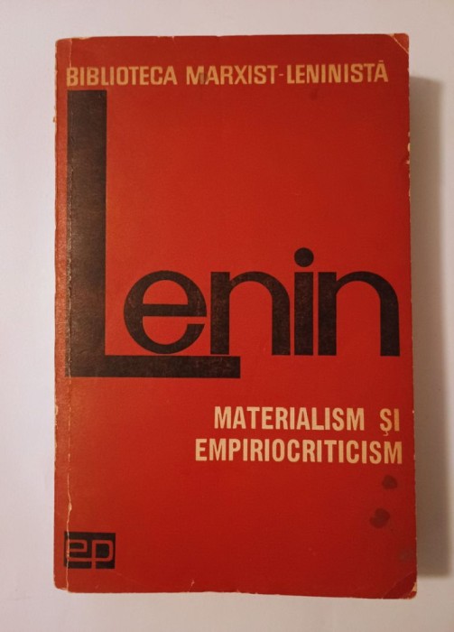 Lenin - Materialism și empiriocriticism (ediția a III-a)