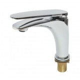 Baterie Lavoar Baie Crom Lucios, Montare Chiuveta, Monocomanda/Dubla Comanda, Tip Cartus Ceramic/Termostat, Pipa Fixa/Pivotanta