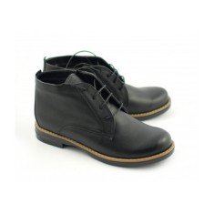 Oferta marimea 36 - Ghete dama negre casual - elegante din piele naturala LG10KATY