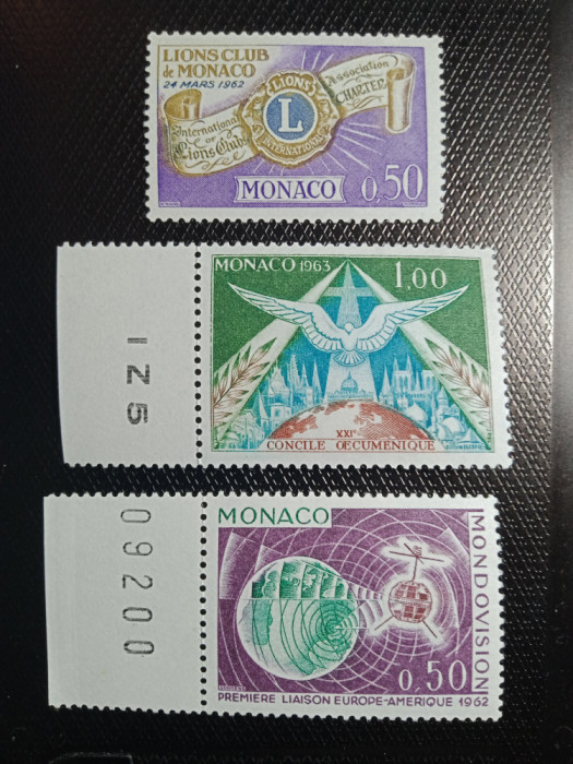 MONACO 1962 SERII MNH