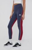 Adidas Performance colanti H67039 femei, culoarea albastru marin, modelator