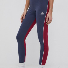 adidas Performance colanti H67039 femei, culoarea albastru marin, modelator