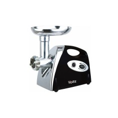 Masina de tocat carne cu accesoriu rosii Voltz, 1400W, reverse, accesorii pentru sosuri si Kubbe, Negru