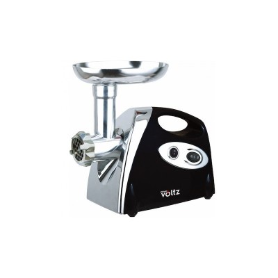 Masina de tocat carne cu accesoriu rosii Voltz, 1400W, reverse, accesorii pentru sosuri si Kubbe, Negru foto