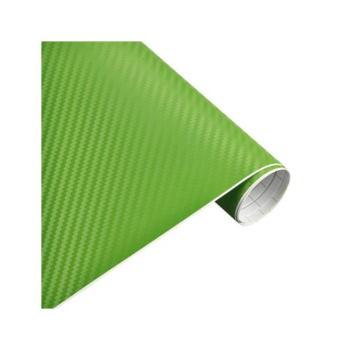 Rola folie carbon 3D verde latime 1.27m x 30m Cod: KM9008