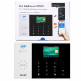 Resigilat : Sistem de alarma wireless PNI SafeHouse HS600 Wifi GSM 4G, suporta 90