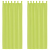 Cumpara ieftin Perdele din voile cu tabla 2 buc Verde mar