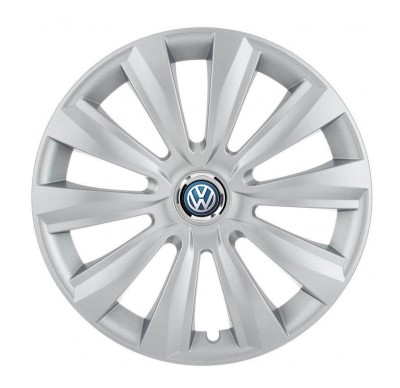 Set 4 Capace Roti, potrivite jantelor de R16, pentru Volkswagen, model delta cromat foto