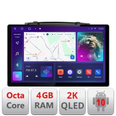 Navigatie dedicata VW Touareg 2012-2019 N-1142 Edonav ecran 13&amp;quot; 2K 8 si 128 Android Waze USB Navigatie 4G 360 Toslink Youtube Radi CarStore Technology foto