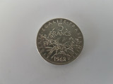 Franta 5 Francs 1962 Argint are12 gr.Impecabila