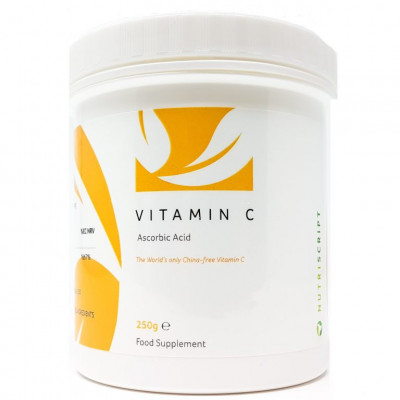 Vitamina C Acid Ascorbic pudra 250gr - Nutriscript foto