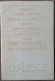 Mapa expozitie Ovidiu Maitec, M. Stefanescu, Mimi Podeanu, A. Tamas 1974