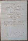 Mapa expozitie Ovidiu Maitec, M. Stefanescu, Mimi Podeanu, A. Tamas 1974