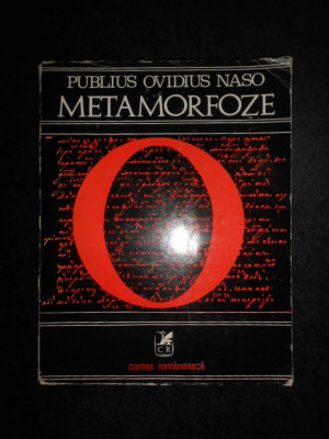 Publius Ovidius Naso (Ovidiu) - Metamorfoze (1975) foto