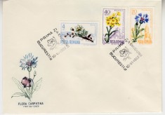 C12 - FDC Romania - Flora carpatina - LP649 - 1967