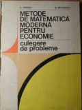 METODE DE MATEMATICA MODERNA PENTRU ECONOMIE. CULEGERE DE PROBLEME-C. DINESCU, B. SAVULESCU