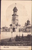 CP639N Carte poștală Alba Iulia Biserica de &icirc;ncoronare adresată lui Alexa Ferenc