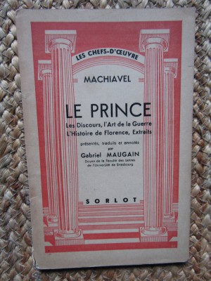 Machiavel - Le Prince foto
