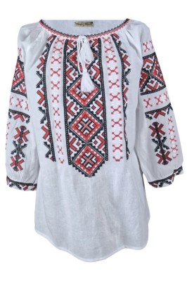Bluza dama tip ie RD24, alb/negru mahon marimea S foto