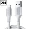 Cablul UGREEN MFi Lightning la USB A pentru iPhone/iPad