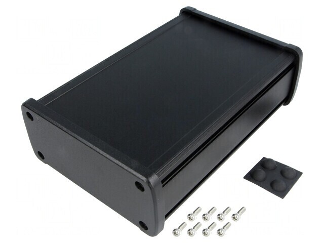 Carcasă Universală Aluminiu Negru 115x169x51mm