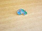 QW9 N3 30 - insigna - steag - culori - insemne nationale - Turkmenistan - UNICEF