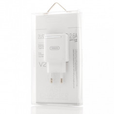 Incarcator Retea Tranyoo, V2, 2.6A Fast Charger, White