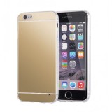 Husa Silicon Ultra Slim Mirror Aurie Samsung Galaxy S6 G920