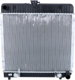 Radiator Mercedes 123 85, Clasa S 91, motor: 2.0, 2.0 d, 2.2 d, 2.3, 2.4 D, 2.5 R6, 2.8 R6, 3.0 d, 488x415x26, Aluminiu/ Plastic brazat, 1235010201;