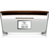 Woodwick Lavender &amp; Cedar lum&acirc;nare parfumată cu fitil din lemn (hearthwick) 453.6 g