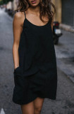 Cumpara ieftin MUUV. rochie din bumbac #surfgirl culoarea negru, mini, oversize, MUUV.