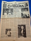 ziarul cotidianul 9-10 ianuarie 1993 - poster diana gheorghian,articol silvia badescu,rapid bucuresti la paris