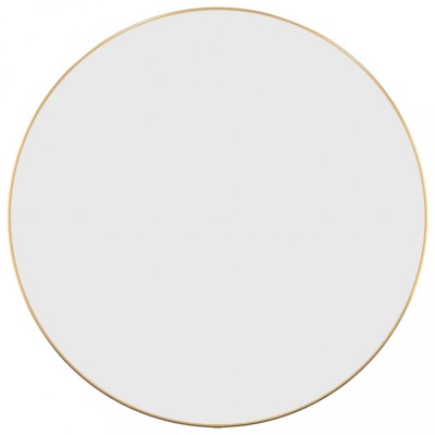 Oglinda de perete rotunda, auriu, &amp;Oslash; 60 cm foto