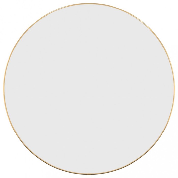 Oglinda de perete rotunda, auriu, &Oslash; 60 cm