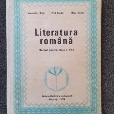 LITERATURA ROMANA MANUAL PENTRU CLASA A XI-A - Bojin, Boldan, Roman