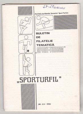 bnk fil Sporturfil - buletin de filatelie tematica nr 3/1990 foto