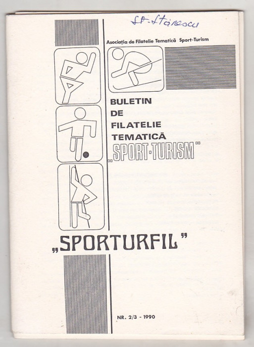 bnk fil Sporturfil - buletin de filatelie tematica nr 3/1990